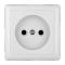 33262 Розетка 1-м ОП Хит 10А IP20 250В без заземл. без защ. шторок бел. SE