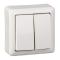 33265 Выключатель 2-кл. ОП Хит 6А IP20 250В бел. SE
